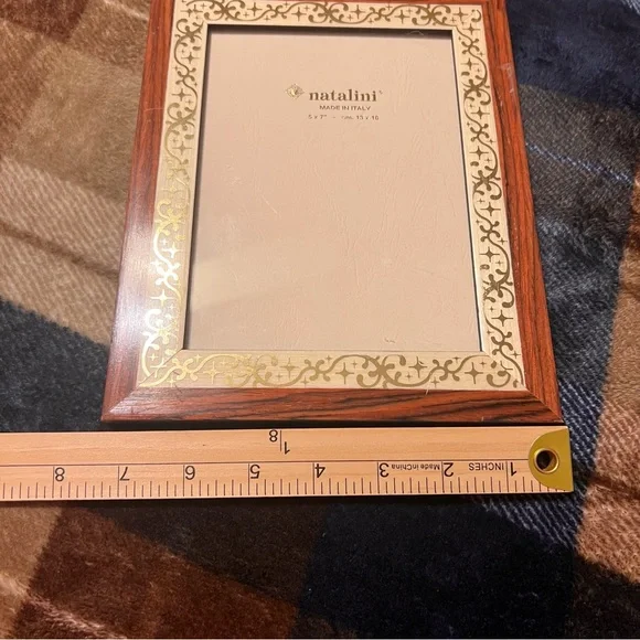 Natalini italian Brown and Cream Photo Frame - Picture 5 of 8